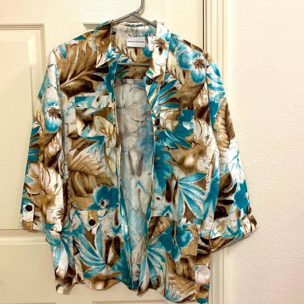 Alfred Dunner Linen Jacket. Women’s Size 12